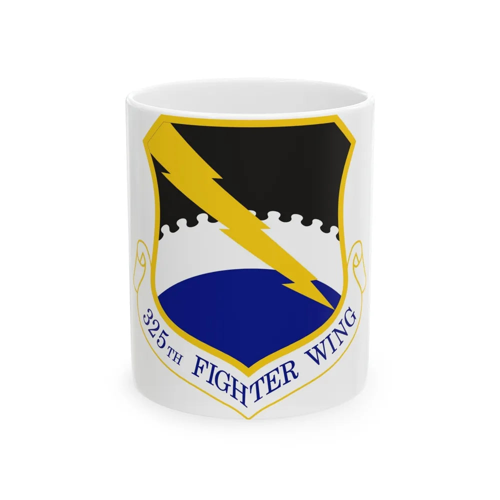 325 Fighter Wing ACC (U.S. Air Force) White Coffee Mug-11oz-Go Mug Yourself