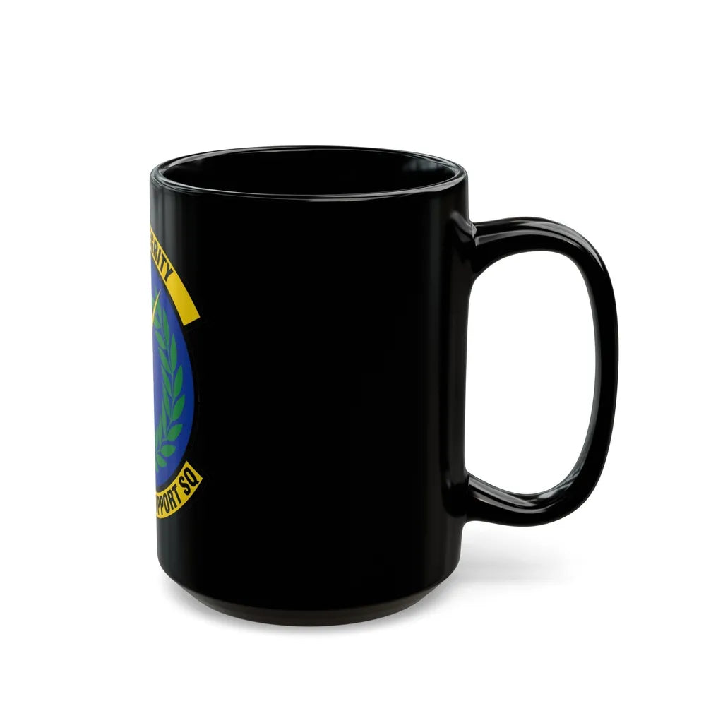 325 Force Support Squadron AETC (U.S. Air Force) Black Coffee Mug-Go Mug Yourself