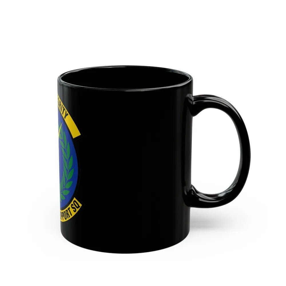 325 Force Support Squadron AETC (U.S. Air Force) Black Coffee Mug-Go Mug Yourself