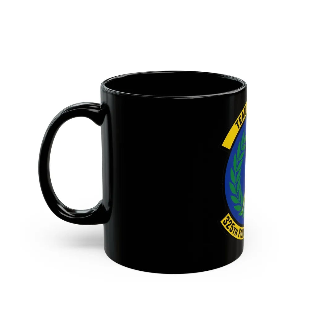 325 Force Support Squadron AETC (U.S. Air Force) Black Coffee Mug-Go Mug Yourself