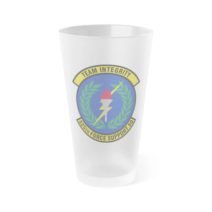 325 Force Support Squadron AETC (U.S. Air Force) Frosted Pint Glass 16oz-Go Mug Yourself