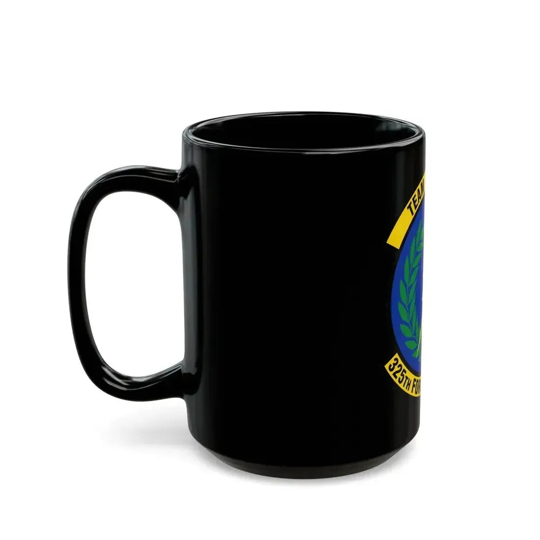 325 Force Support Squadron AETC (U.S. Air Force) Black Coffee Mug - Go Mug Yourself