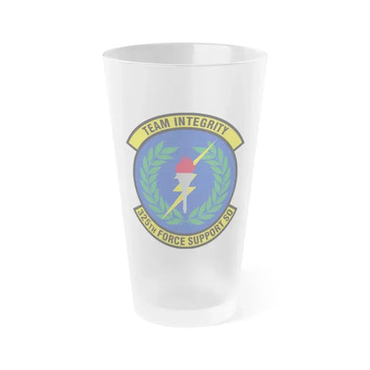 325 Force Support Squadron AETC (U.S. Air Force) Frosted Pint Glass 16oz Default Title - Go Mug Yourself