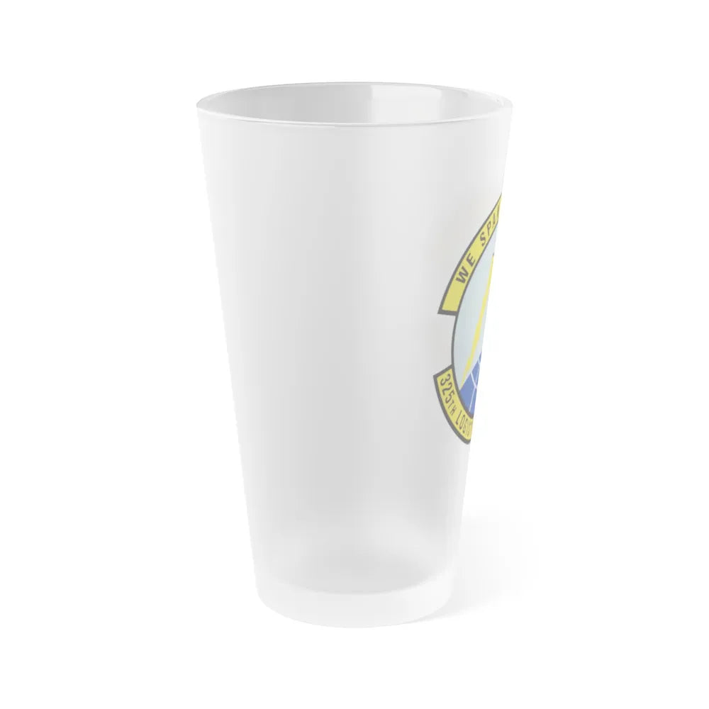 325 Logistics Readiness Squadron ACC (U.S. Air Force) Frosted Pint Glass 16oz-Go Mug Yourself