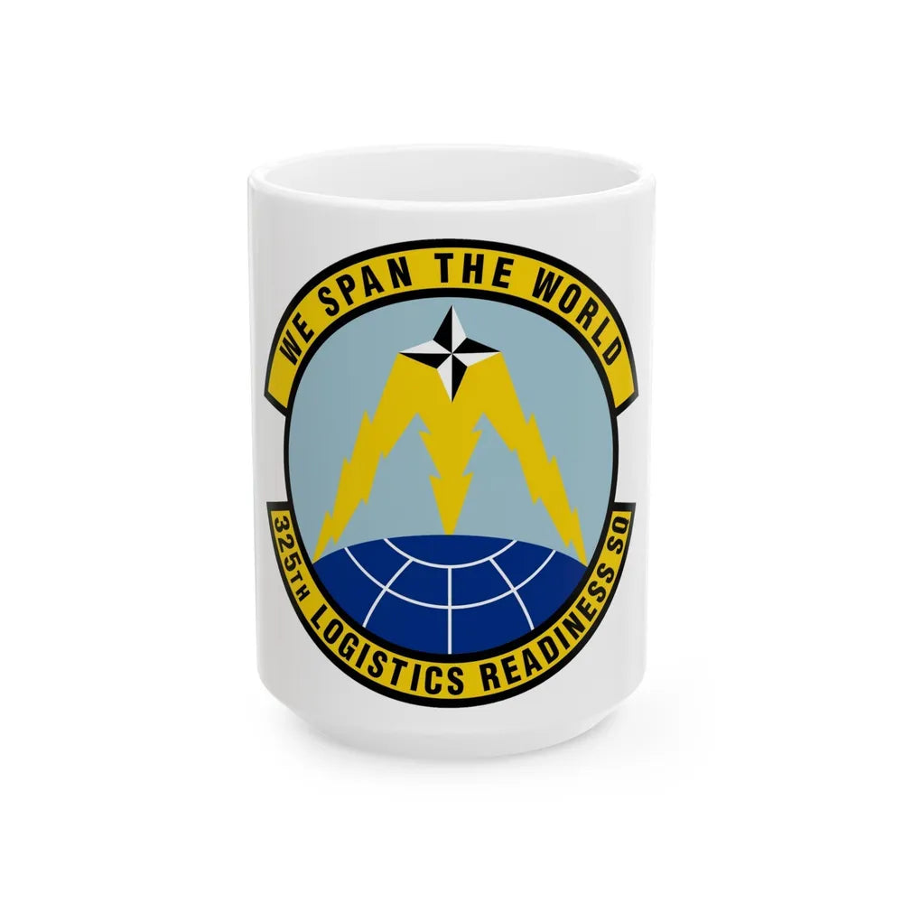 325 Logistics Readiness Squadron ACC (U.S. Air Force) White Coffee Mug-15oz-Go Mug Yourself