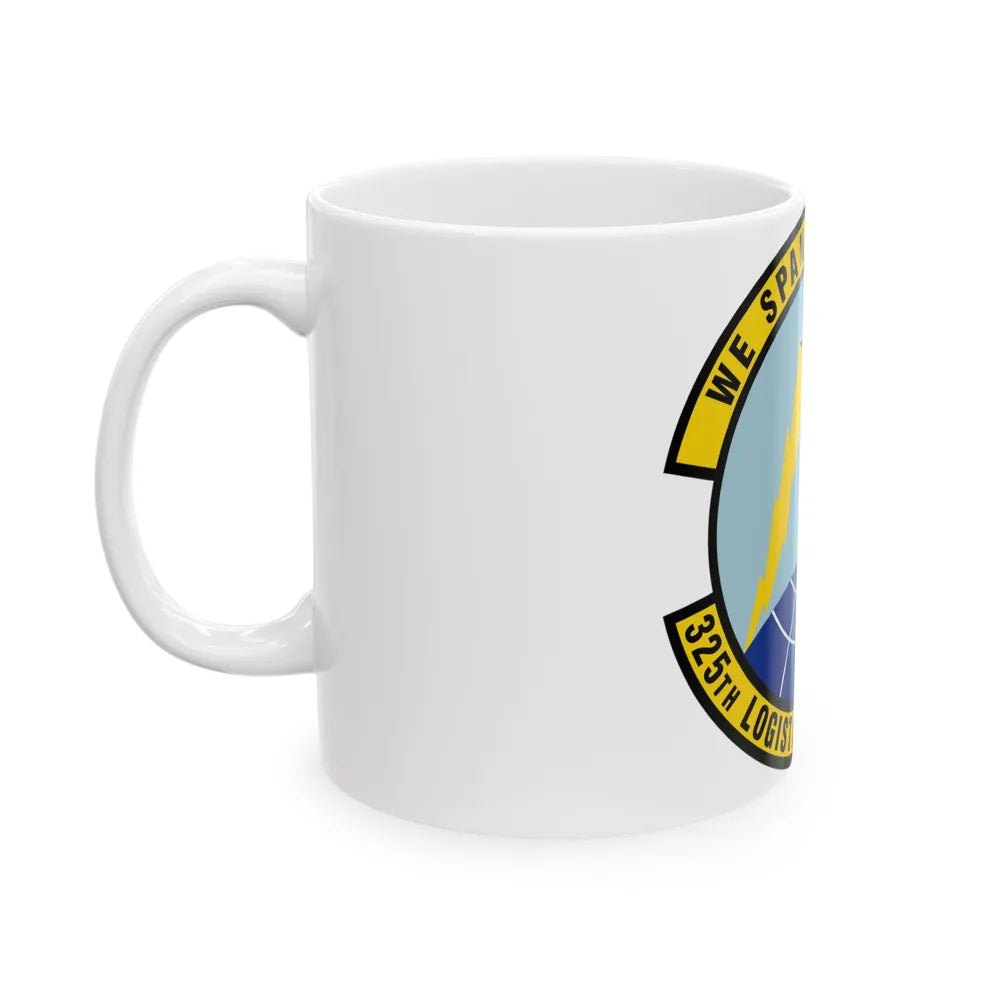 325 Logistics Readiness Squadron ACC (U.S. Air Force) White Coffee Mug-Go Mug Yourself