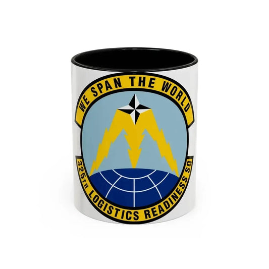 325 Logistics Readiness Squadron ACC (U.S. Air Force) Accent Coffee Mug 11oz Black - Go Mug Yourself