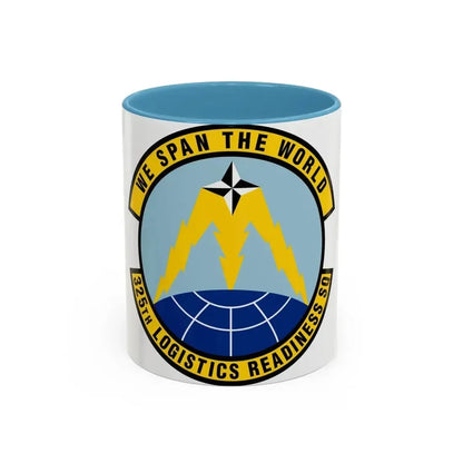 325 Logistics Readiness Squadron ACC (U.S. Air Force) Accent Coffee Mug 11oz Light Blue - Go Mug Yourself
