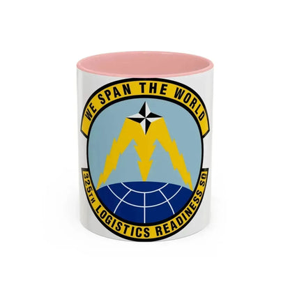 325 Logistics Readiness Squadron ACC (U.S. Air Force) Accent Coffee Mug 11oz Pink - Go Mug Yourself
