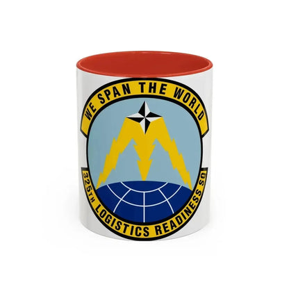 325 Logistics Readiness Squadron ACC (U.S. Air Force) Accent Coffee Mug 11oz Red - Go Mug Yourself