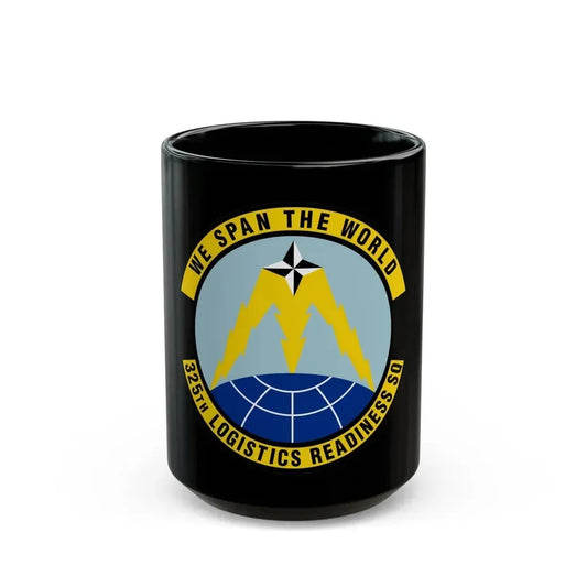 325 Logistics Readiness Squadron ACC (U.S. Air Force) Black Coffee Mug 15oz - Go Mug Yourself