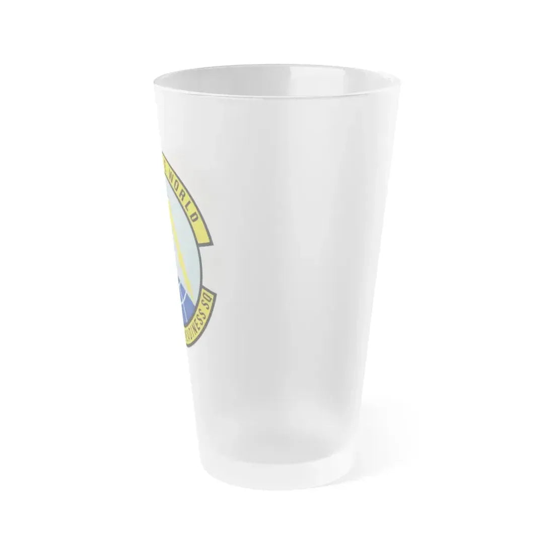 325 Logistics Readiness Squadron ACC (U.S. Air Force) Frosted Pint Glass 16oz - Go Mug Yourself