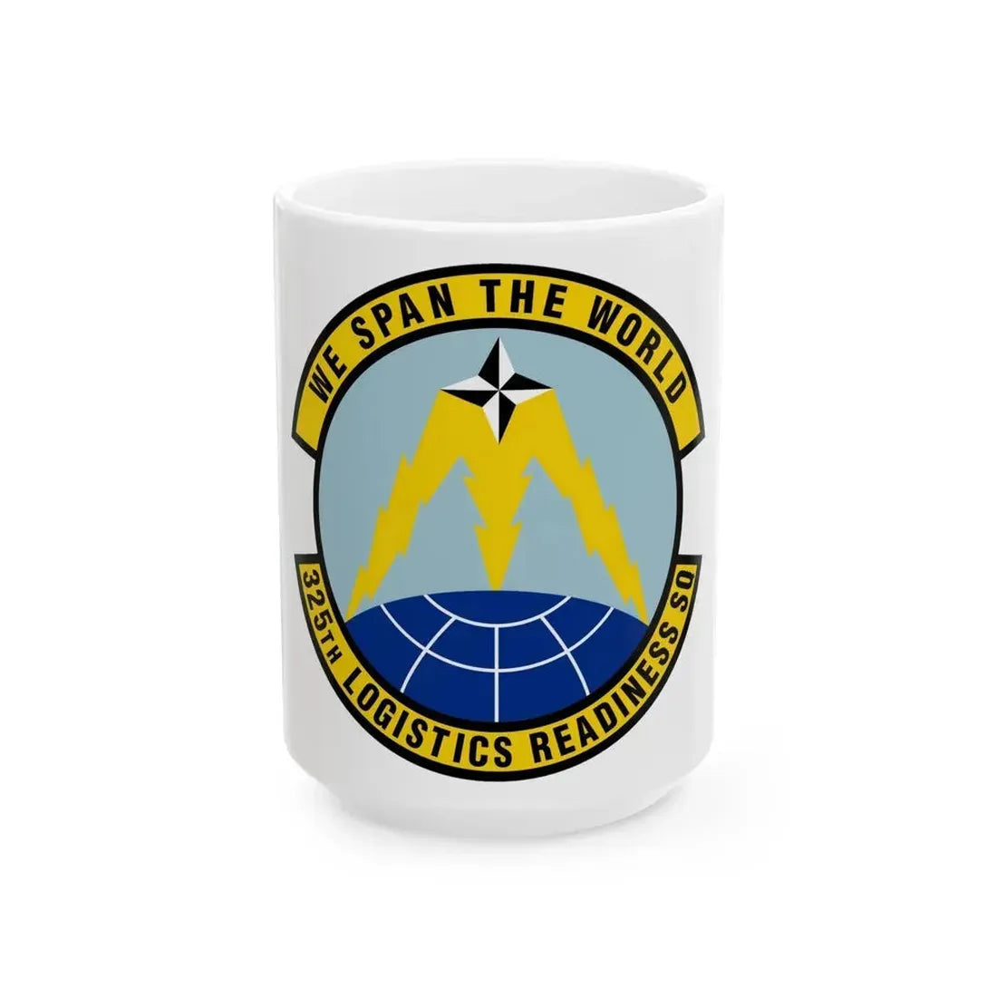 325 Logistics Readiness Squadron ACC (U.S. Air Force) White Coffee Mug 15oz - Go Mug Yourself