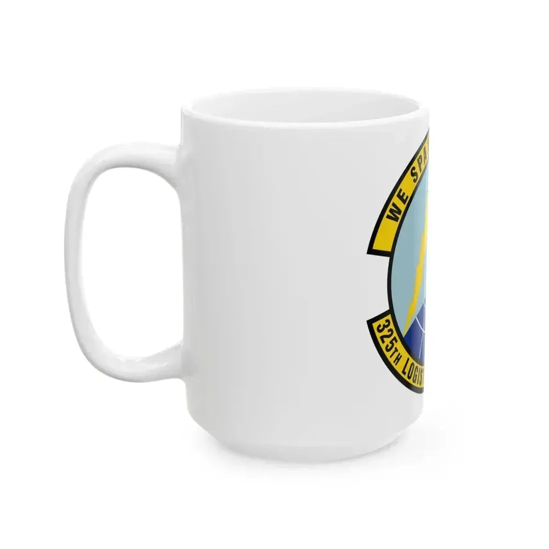 325 Logistics Readiness Squadron ACC (U.S. Air Force) White Coffee Mug - Go Mug Yourself