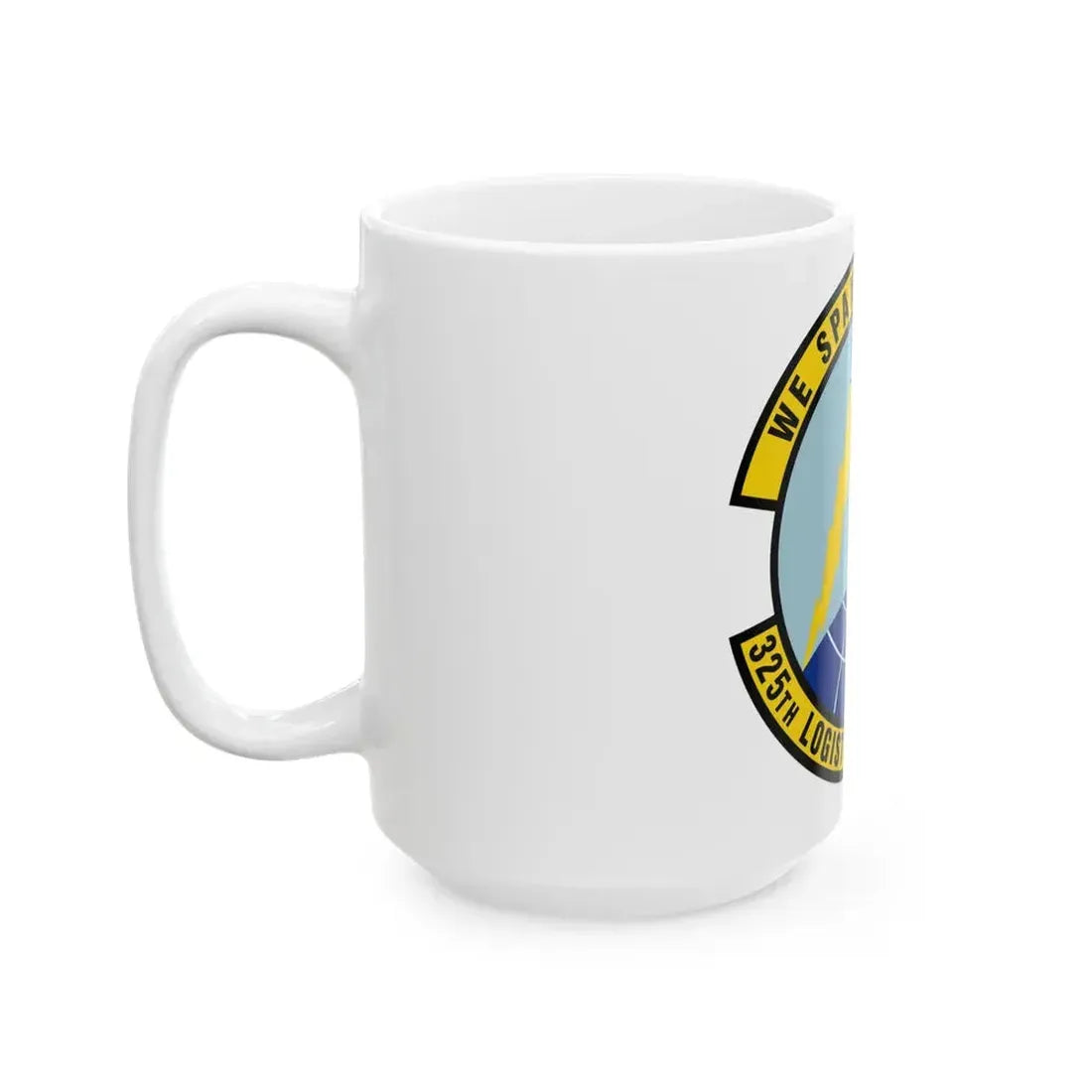 325 Logistics Readiness Squadron ACC (U.S. Air Force) White Coffee Mug - Go Mug Yourself