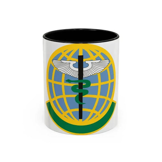 325 Medical Operations Squadron ACC (U.S. Air Force) Accent Coffee Mug 11oz Black - Go Mug Yourself