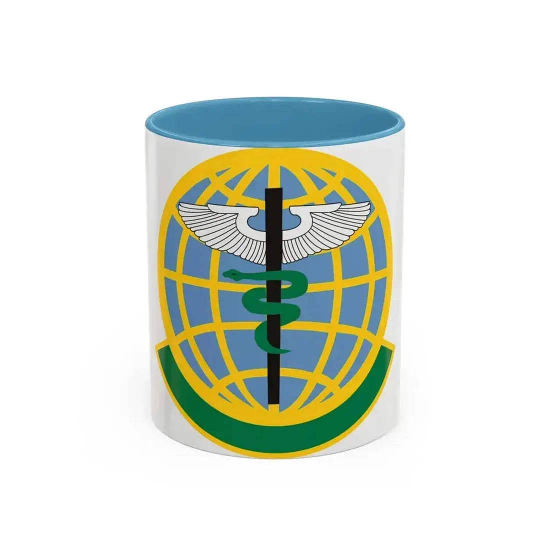 325 Medical Operations Squadron ACC (U.S. Air Force) Accent Coffee Mug 11oz Light Blue - Go Mug Yourself