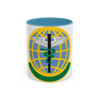 325 Medical Operations Squadron ACC (U.S. Air Force) Accent Coffee Mug 11oz Light Blue - Go Mug Yourself