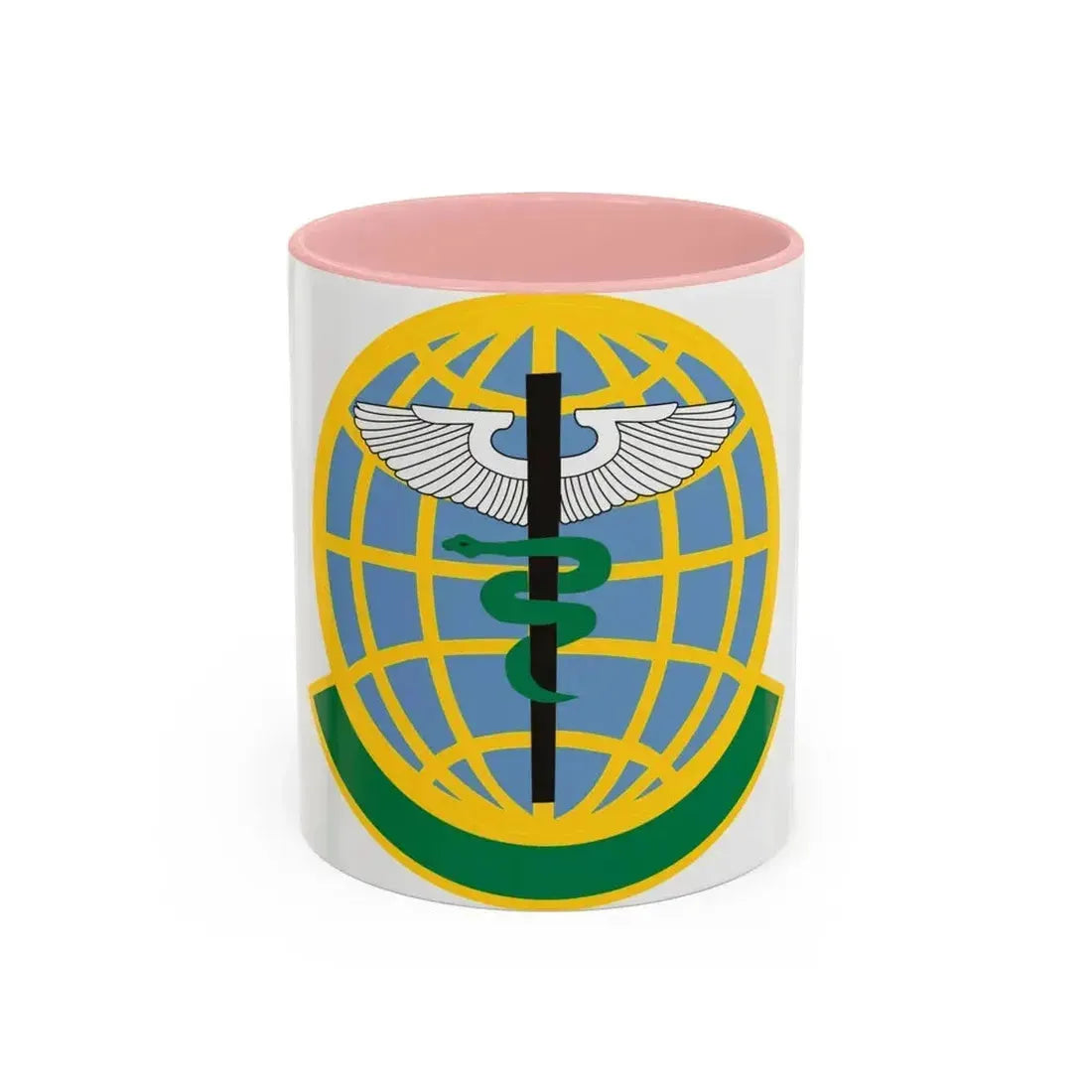 325 Medical Operations Squadron ACC (U.S. Air Force) Accent Coffee Mug 11oz Pink - Go Mug Yourself