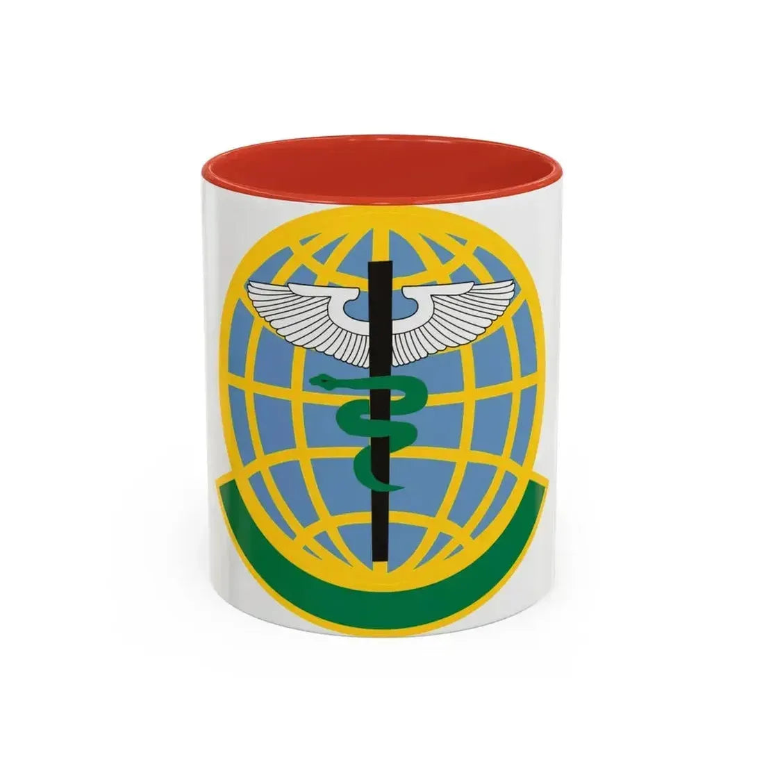 325 Medical Operations Squadron ACC (U.S. Air Force) Accent Coffee Mug 11oz Red - Go Mug Yourself