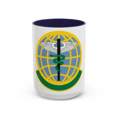 325 Medical Operations Squadron ACC (U.S. Air Force) Accent Coffee Mug 15oz Navy - Go Mug Yourself