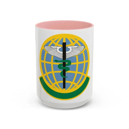 325 Medical Operations Squadron ACC (U.S. Air Force) Accent Coffee Mug 15oz Pink - Go Mug Yourself