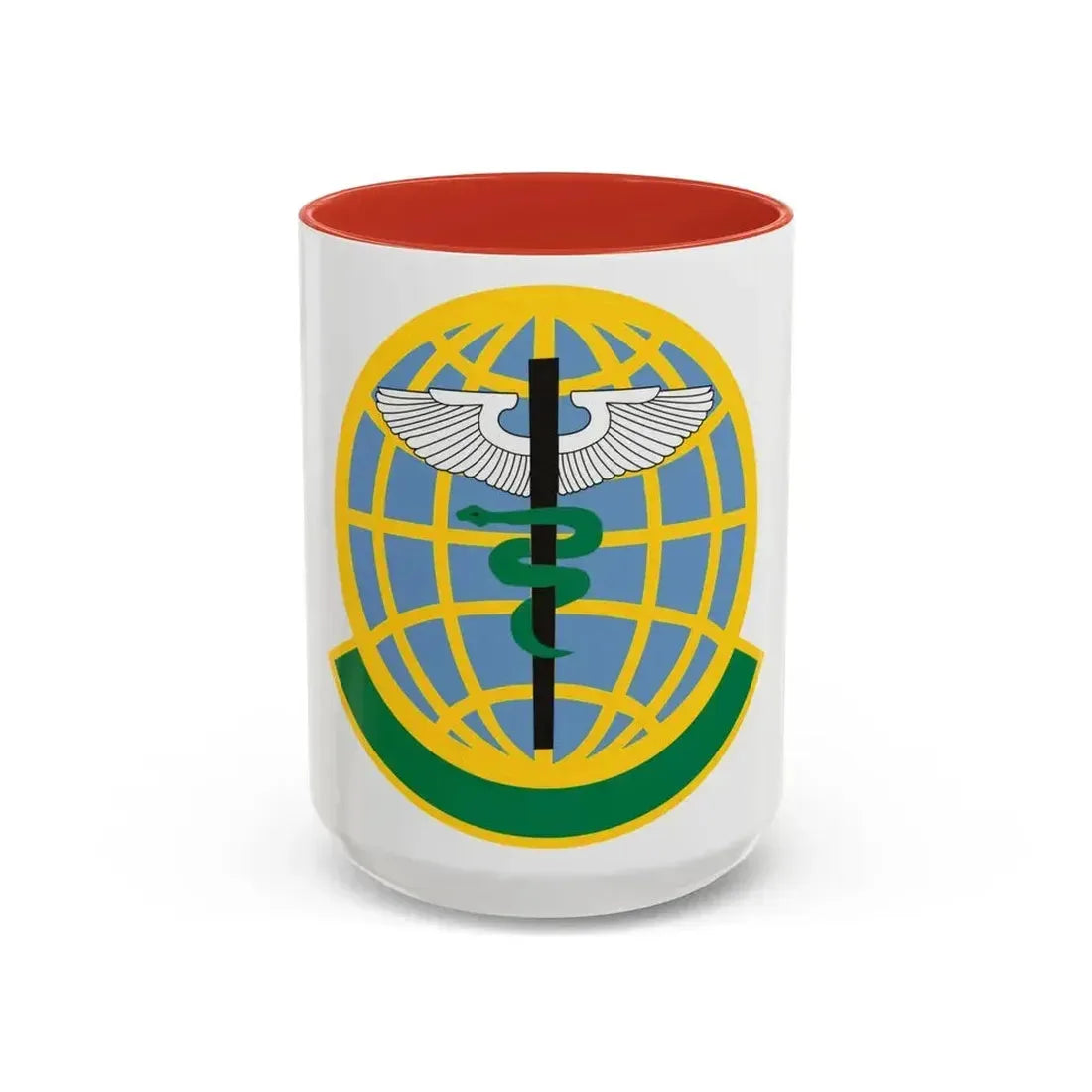 325 Medical Operations Squadron ACC (U.S. Air Force) Accent Coffee Mug 15oz Red - Go Mug Yourself