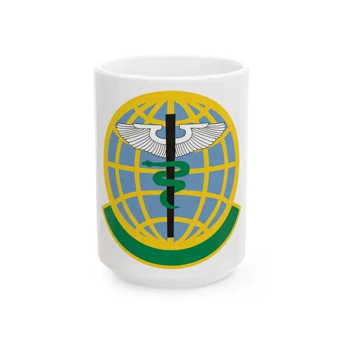 325 Medical Operations Squadron ACC (U.S. Air Force) White Coffee Mug 15oz - Go Mug Yourself