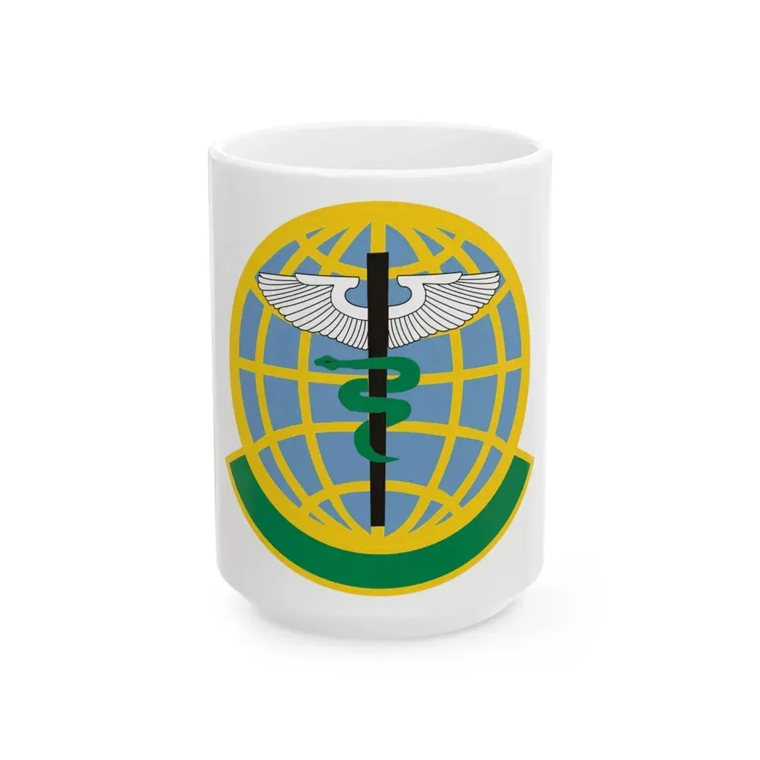 325 Medical Operations Squadron ACC (U.S. Air Force) White Coffee Mug 15oz - Go Mug Yourself