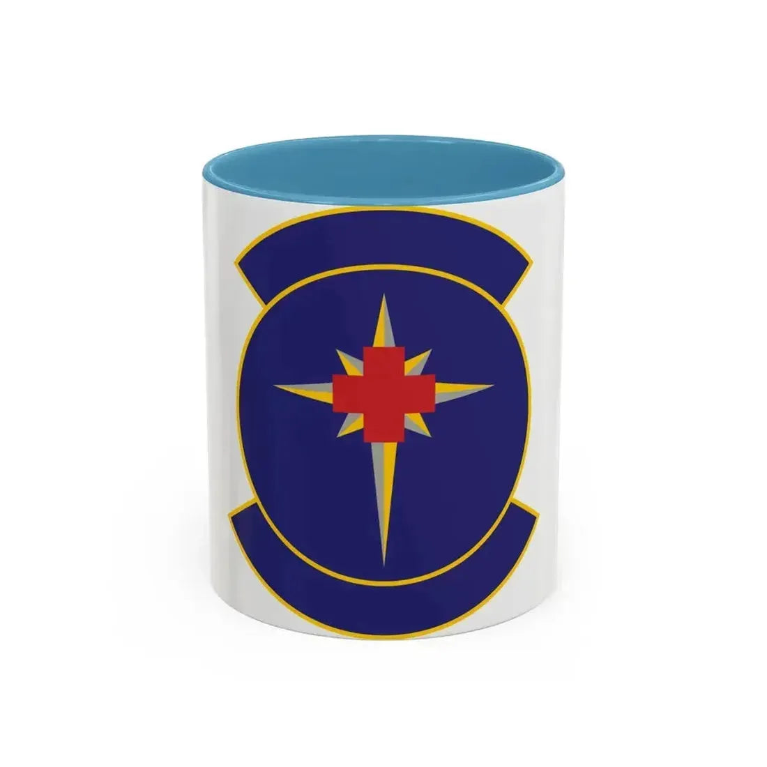 325 Medical Support Squadron ACC (U.S. Air Force) Accent Coffee Mug 11oz Light Blue - Go Mug Yourself