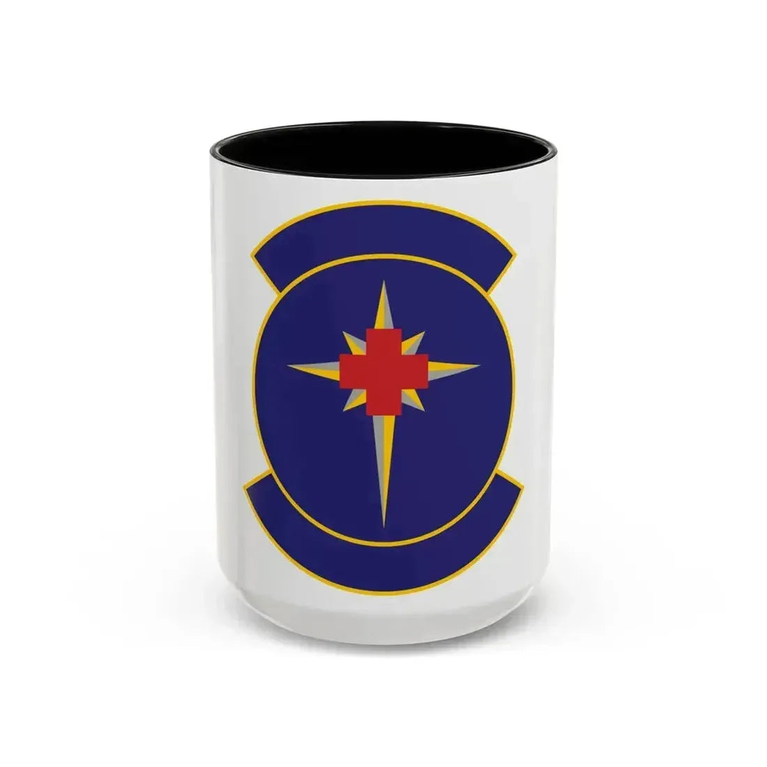 325 Medical Support Squadron ACC (U.S. Air Force) Accent Coffee Mug 15oz Black - Go Mug Yourself