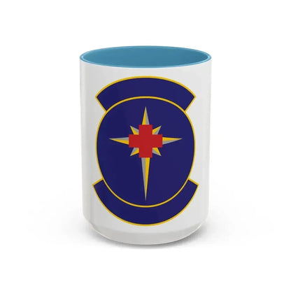 325 Medical Support Squadron ACC (U.S. Air Force) Accent Coffee Mug 15oz Light Blue - Go Mug Yourself
