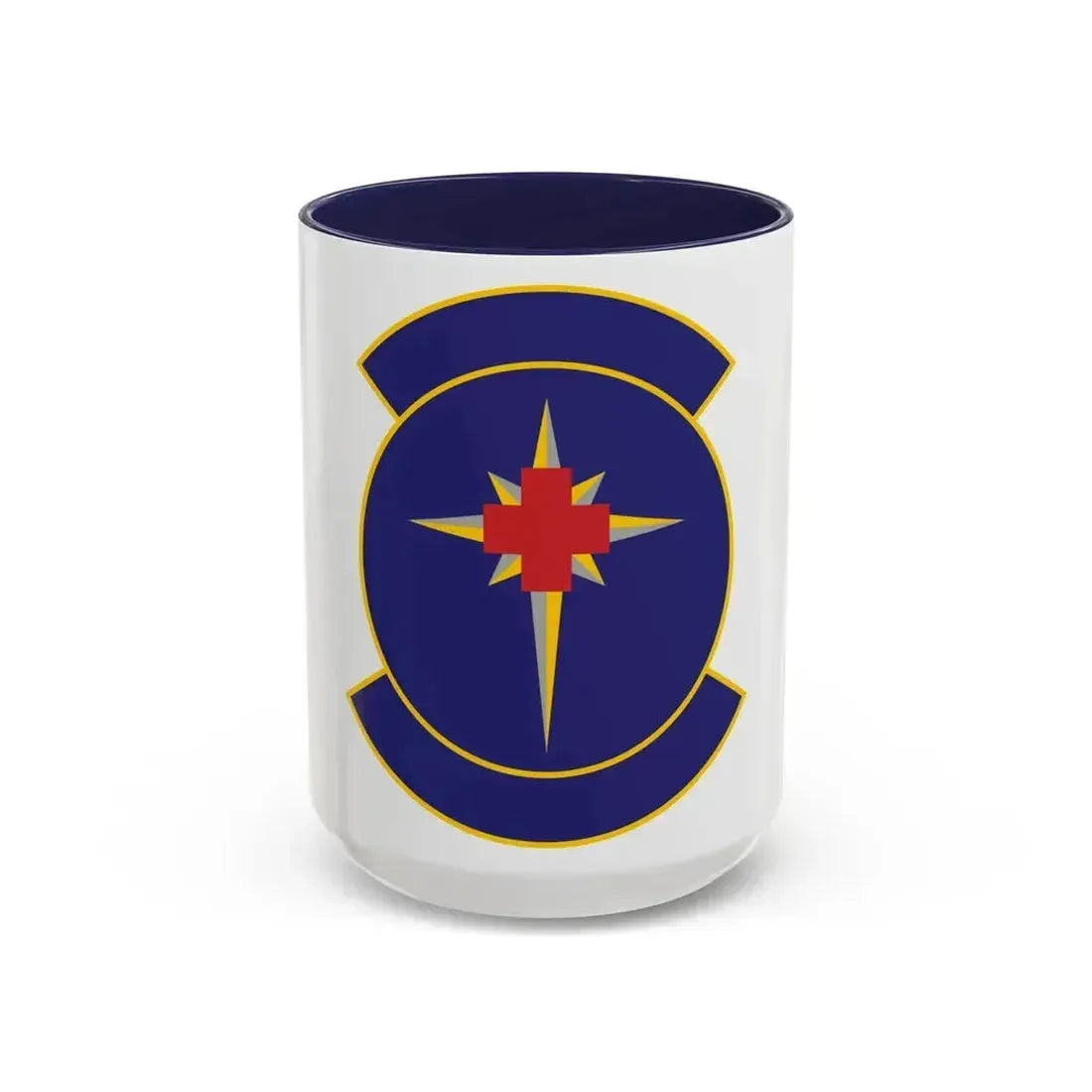 325 Medical Support Squadron ACC (U.S. Air Force) Accent Coffee Mug 15oz Navy - Go Mug Yourself