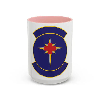 325 Medical Support Squadron ACC (U.S. Air Force) Accent Coffee Mug 15oz Pink - Go Mug Yourself