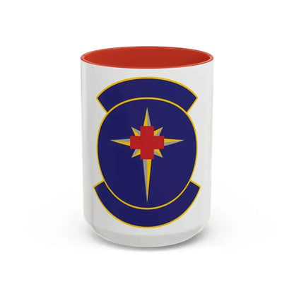 325 Medical Support Squadron ACC (U.S. Air Force) Accent Coffee Mug 15oz Red - Go Mug Yourself