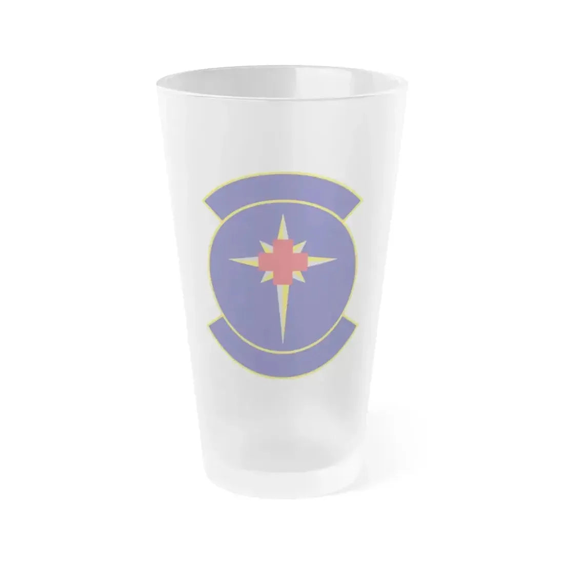 325 Medical Support Squadron ACC (U.S. Air Force) Frosted Pint Glass 16oz 16oz Frosted - Go Mug Yourself