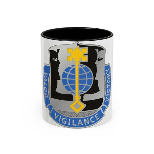 325 Military Intelligence Battalion (U.S. Army) Accent Coffee Mug 11oz Black - Go Mug Yourself