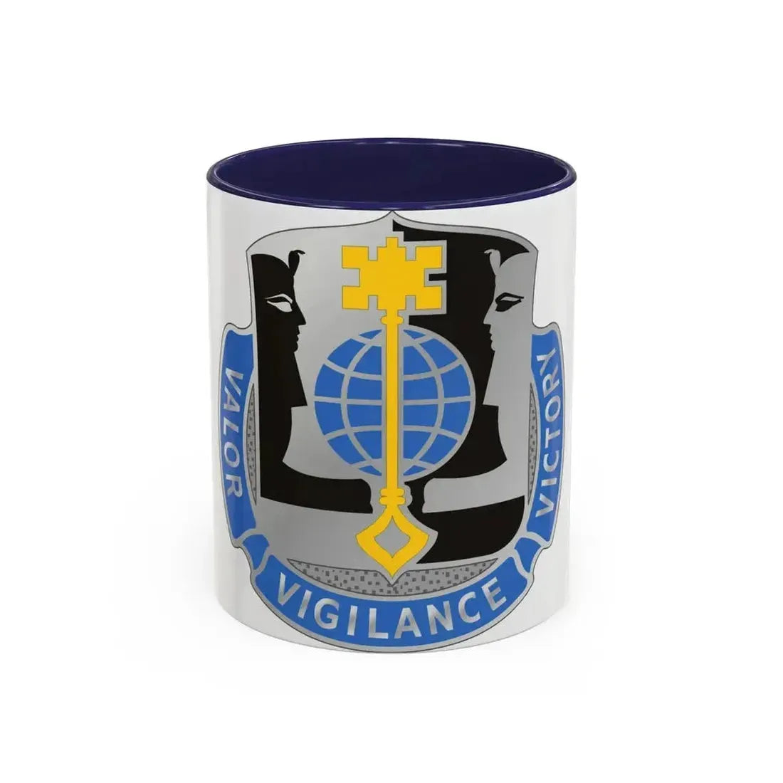 325 Military Intelligence Battalion (U.S. Army) Accent Coffee Mug 11oz Navy - Go Mug Yourself
