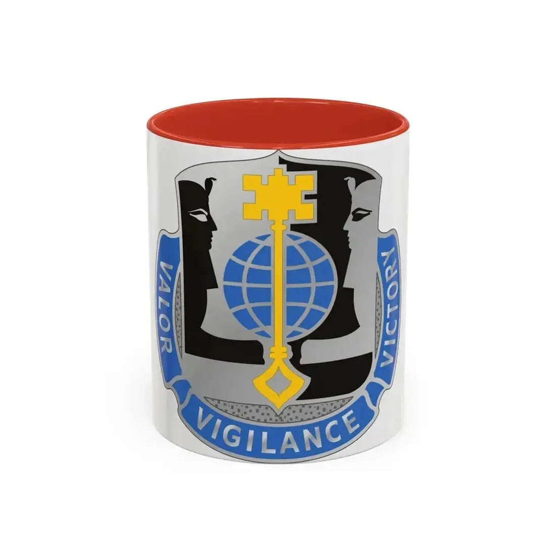 325 Military Intelligence Battalion (U.S. Army) Accent Coffee Mug 11oz Red - Go Mug Yourself