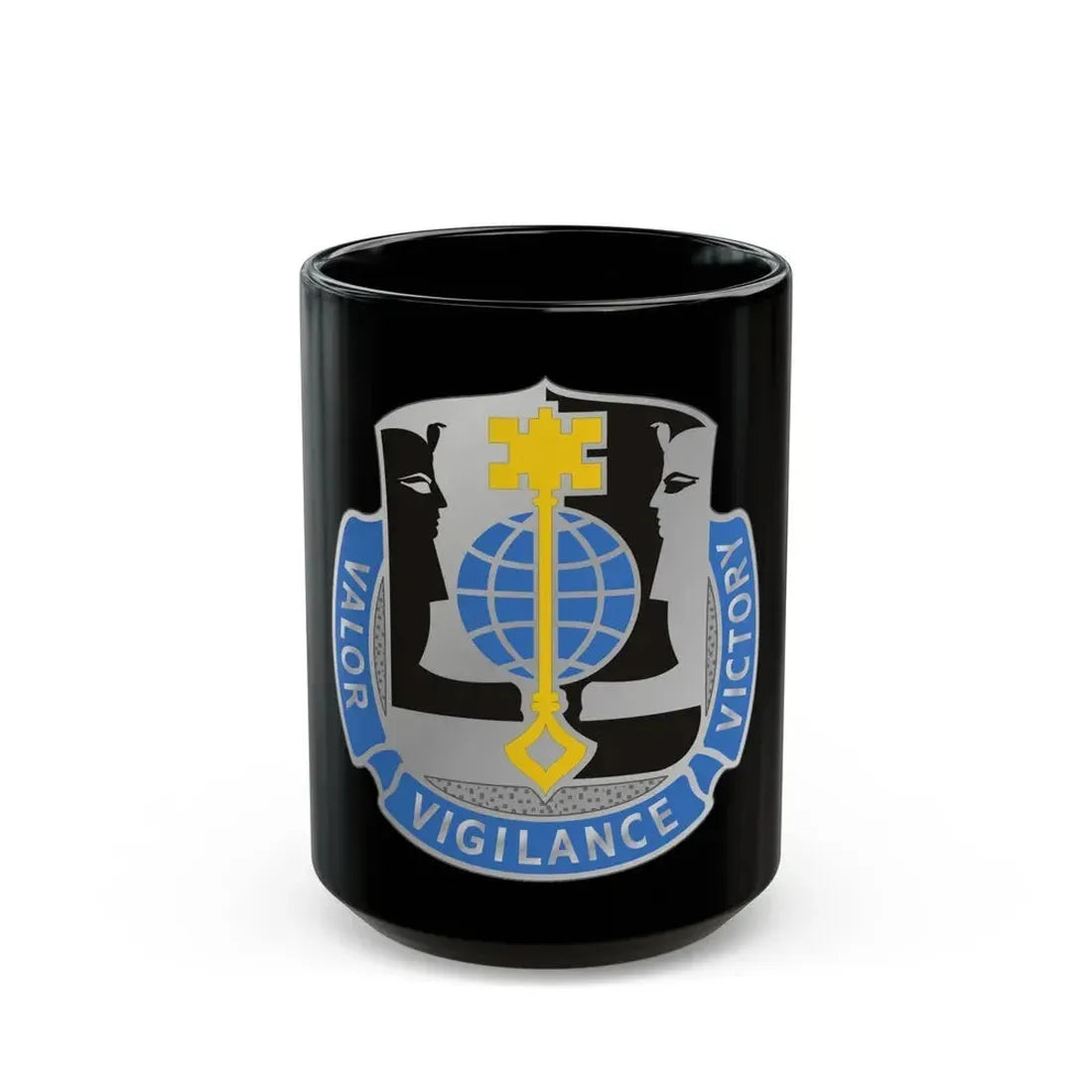 325 Military Intelligence Battalion (U.S. Army) Black Coffee Mug 15oz - Go Mug Yourself