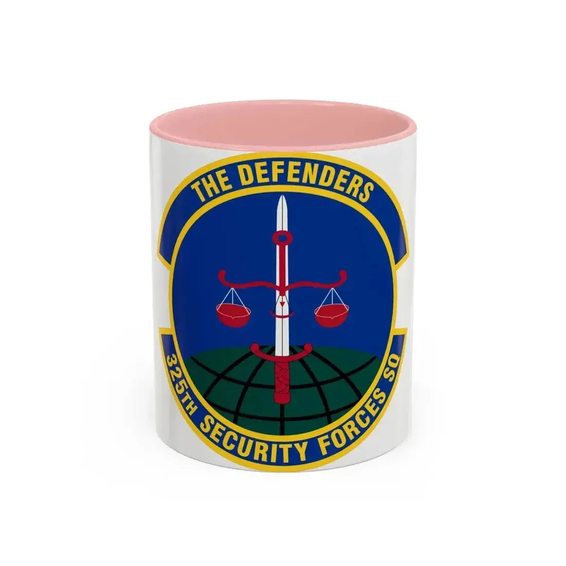 325 Security Forces Squadron ACC (U.S. Air Force) Accent Coffee Mug 11oz Pink - Go Mug Yourself