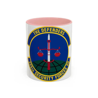 325 Security Forces Squadron ACC (U.S. Air Force) Accent Coffee Mug 11oz Pink - Go Mug Yourself