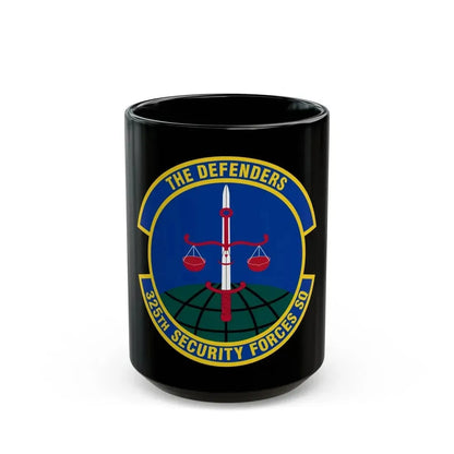 325 Security Forces Squadron ACC (U.S. Air Force) Black Coffee Mug 15oz - Go Mug Yourself