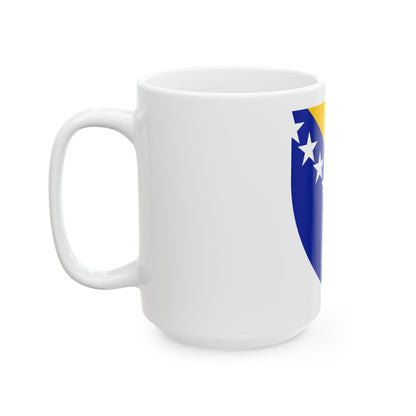 Coat of arms of Bosnia and Herzegovina - White Coffee Mug