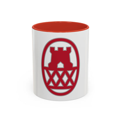 130 Maneuver Enhancement Brigade (U.S. Army) Accent Coffee Mug