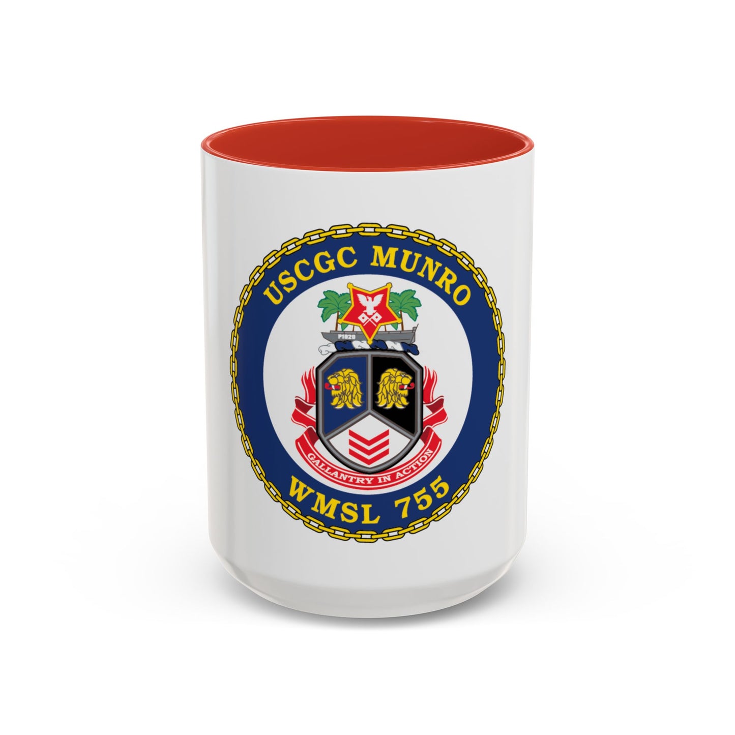 USCGC Munro WMSL   755 (U.S. Coast Guard) Accent Coffee Mug