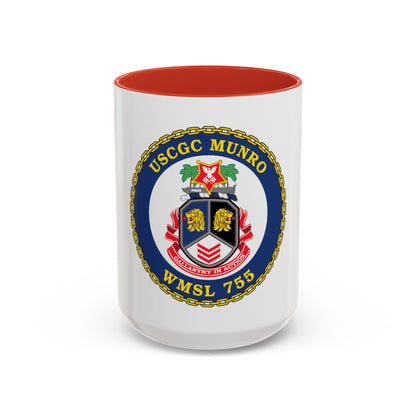 USCGC Munro WMSL   755 (U.S. Coast Guard) Accent Coffee Mug