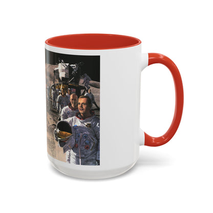 Space - Teammates in Mankind's Greatest Adventure (1973) (Map) Accent Coffee Mug