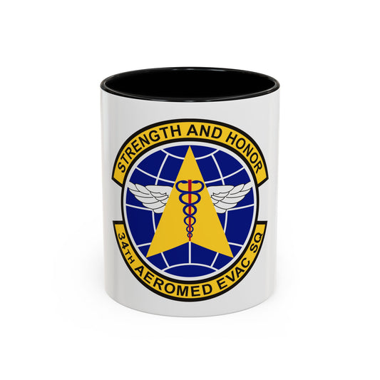 34th Aeromedical Evacuation Squadron (U.S. Air Force) Accent Coffee Mug