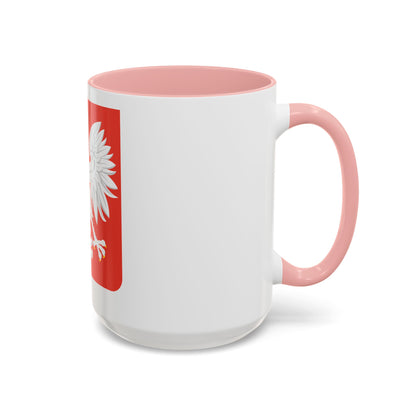 Coat of arms of Poland (1955-1980) - Accent Coffee Mug